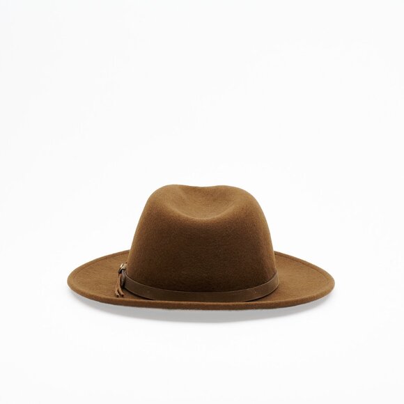 Stetson crushable wool hat in brown (size 7 ⅜") - Picture 2 of 9